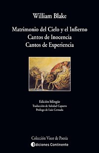 Papel MATRIMONIO DEL CIELO Y EL INFIERNO. CANTOS DE INOCENCIA. CANTOS DE EXPERIENCIA.