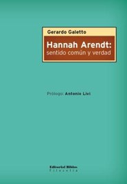 Papel HANNAH ARENDT : SENTIDO COMUN Y VERDAD