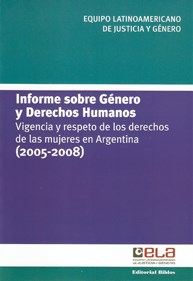 Papel INFORME SOBRE GENERO Y DERECHOS HUMANOS (2005-2008)