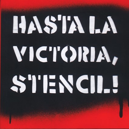 Papel HASTA LA VICTORIA, STENCIL!