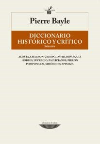 Papel DICCIONARIO HISTORICO Y CRITICO - SELECCION
