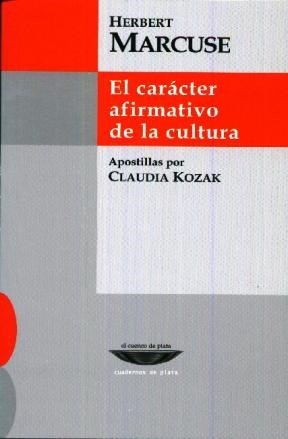 Papel EL CARACTER AFIRMATIVO DE LA CULTURA