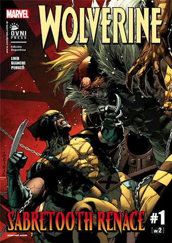 Papel WOLVERINE SABRETOOTH RENACE 1 DE 2