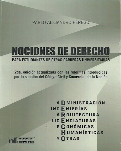 Papel Nociones de derecho para estudiantes de otras carr