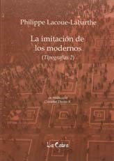 Papel LA IMITACION DE LOS MODERNOS (TIPOGRAFIAS 2)