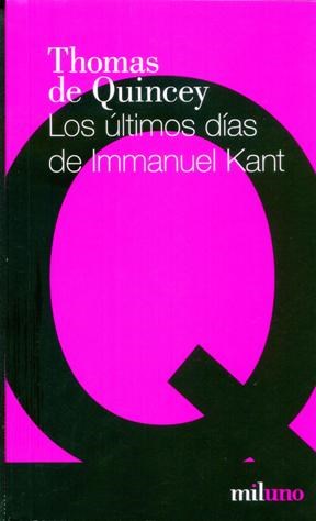 Papel LOS ULTIMOS DIAS DE IMMANUEL KANT