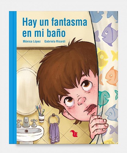 Papel HAY UN FANTASMA EN MI BAÑO - AZUL