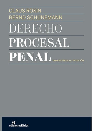 Papel Derecho procesal penal (rustica)