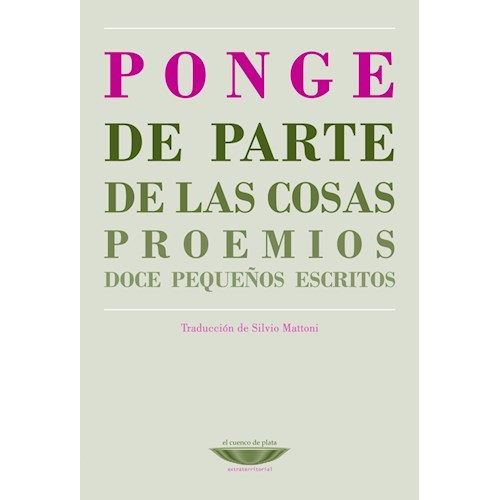 Papel DE PARTE DE LAS COSAS