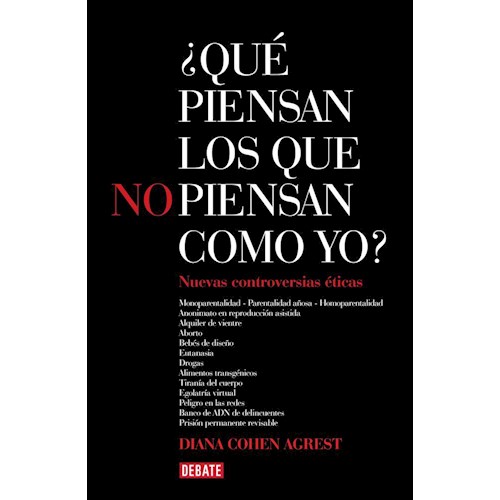 Papel ¿QUE PIENSAN LOS QUE NO PIENSAN COMO YO?