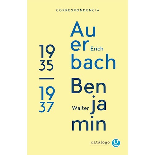Papel CORRESPONDENCIA ERICH AUERBACH - WALTER BENJAMIN