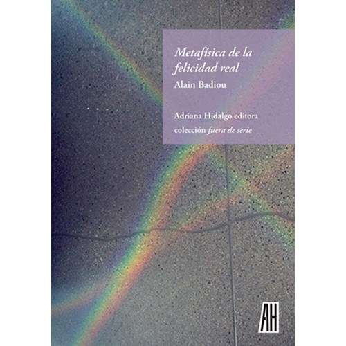 Papel METAFISICA DE LA FELICIDAD REAL
