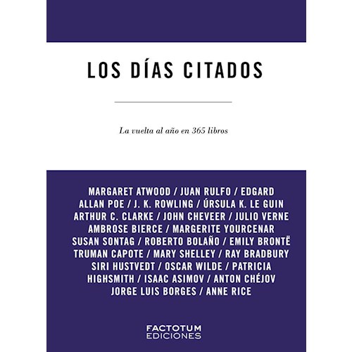 Papel LOS DÍAS CITADOS
