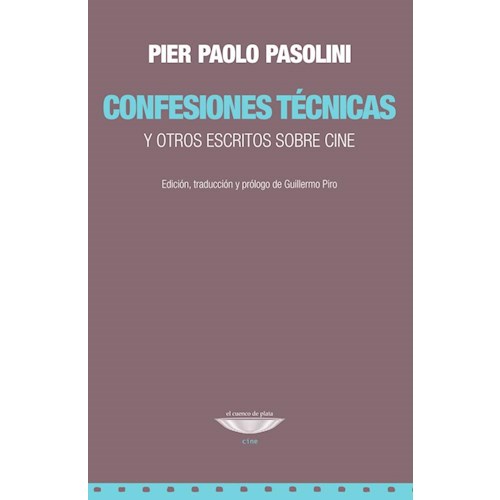 Papel CONFESIONES TÉCNICAS. Y OTROS ESCRITOS SOBRE CINE
