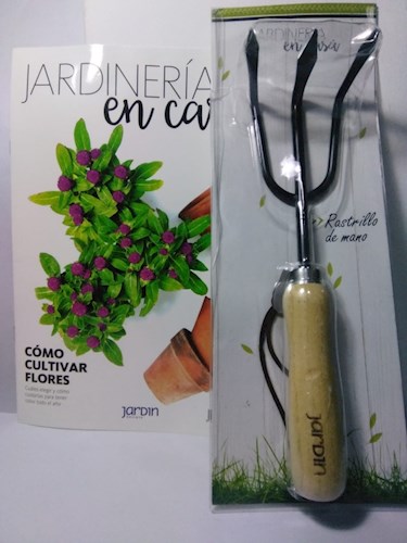 Papel COMO CULTIVAR FLORES + RASTRILLO DE MANO REVISTA JARDIN