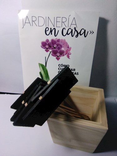 Papel COMO CULTIVAR ORQUIDEAS + MACETERO Y CARTELES DE PIZARRA REVISTA JARDIN