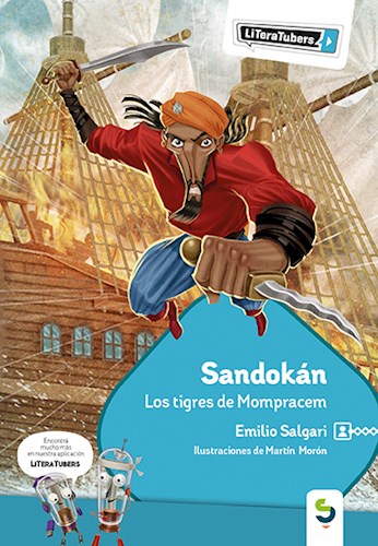 Papel SANDOKAN LOS TIGRES DE MOMPRACEM (+10 AÑOS) (LITERATUBERS AZUL 5)