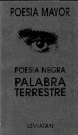 Papel PALABRA TERRESTRE (POESIA NEGRA)
