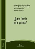 Papel ¿QUIEN HABLA EN EL POEMA?