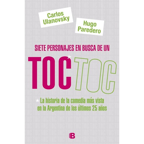 Papel SIETE PERSONAJES EN BUSCA DE UN TOC TOC
