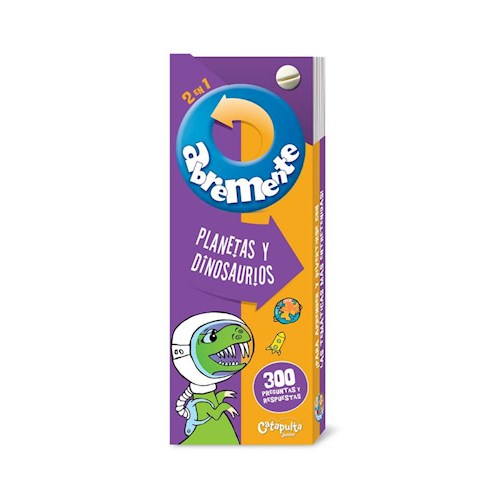 Papel ABREMENTE 2 EN 1. PLANETAS Y DINOSAURIOS