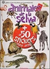 Animales De La Selva   De 50 Stickers Para Armar