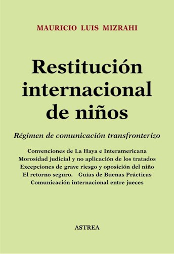 Papel Restitucion internacional de niños