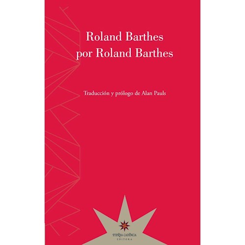Papel ROLAND BARTHES POR ROLAND BARTHES