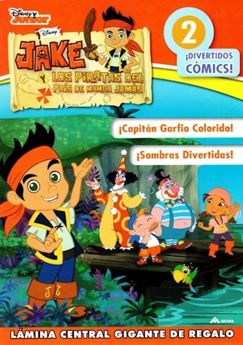 Papel JAKE Y LOS PIRATAS DEL PAIS DE NUNCA JAMAS LIBRO DE COMICS