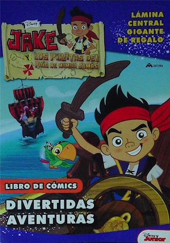 Papel JAKE Y LOS PIRATAS DEL PAIS DE NUNCA JAMAS LIBRO DE COMICS