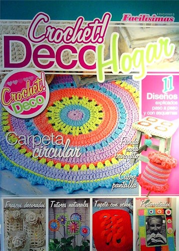 Papel CROCHET DECO HOGAR CARPETA CIRCULAR