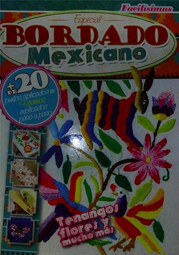 Papel ESPECIAL BORDADO MEXICANO TENANGOS FLORES  MUCHO MAS