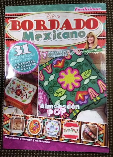 Papel IDEAS EN BORDADO MEXICANO TAPIZ A TODO COLOR