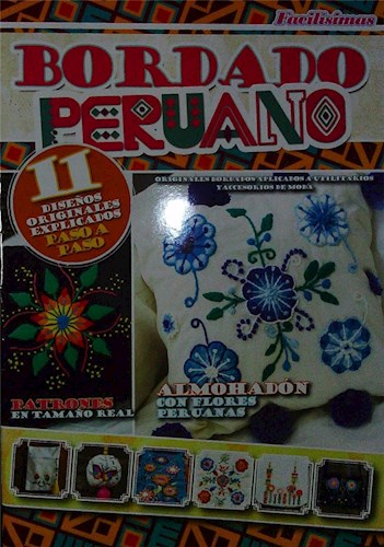 Papel BORDADO PERUANO 11 DISEÑOS ORIGINALES EXPLICADOS PASO A PASO