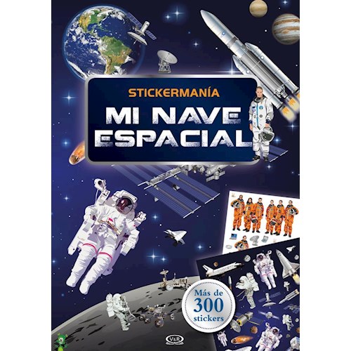 Papel STICKERMANIA, MI NAVE ESPACIAL