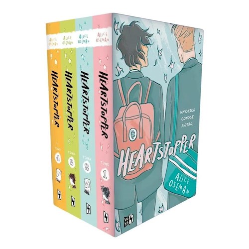 Papel HEARTSTOPPER   PACK 4 TOMOS