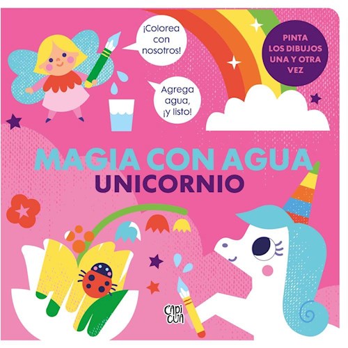 Papel MAGIA CON AGUA - UNICORNIO
