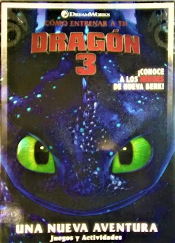 Papel COMO ENTRENAR A TU DRAGON 3 UNA NUEVA AVENTURA JUEGOS Y ACTIVIDADES