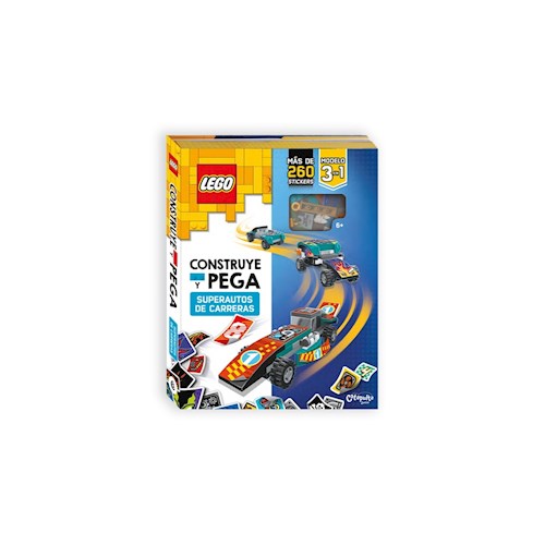 Papel LEGO CONSTRUYE Y PEGA SÚPERAUTOS DE CARRERA