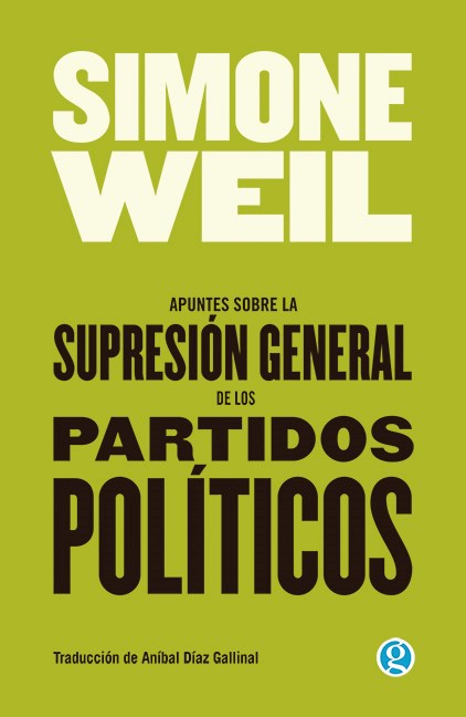 Papel APUNTES SOBRE LA SUPRESIÓN DE LOS PARTIDOS POLÍTICOS