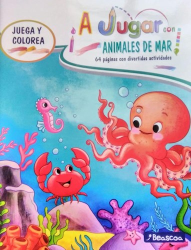 Papel A JUGAR CON ANIMALES DEL MAR 64 PAG.