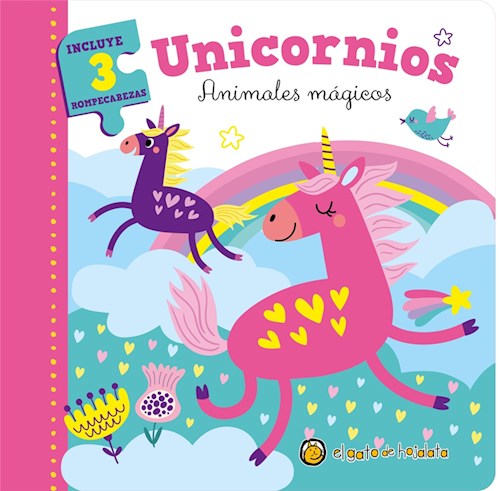 Papel Unicornios, 3 Rompecabezas