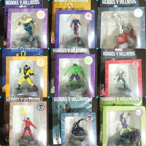 Papel COLECCION HEROES Y VILLANOS MARVEL