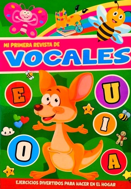 Papel MI PRIMERA REVISTA DE VOCALES AYUDA ESCOLAR