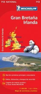 GRAN BRETAÑA IRLANDA MAPA MICHELIN (713)