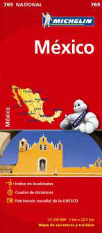  MEXICO MAPA MICHELIN (765)