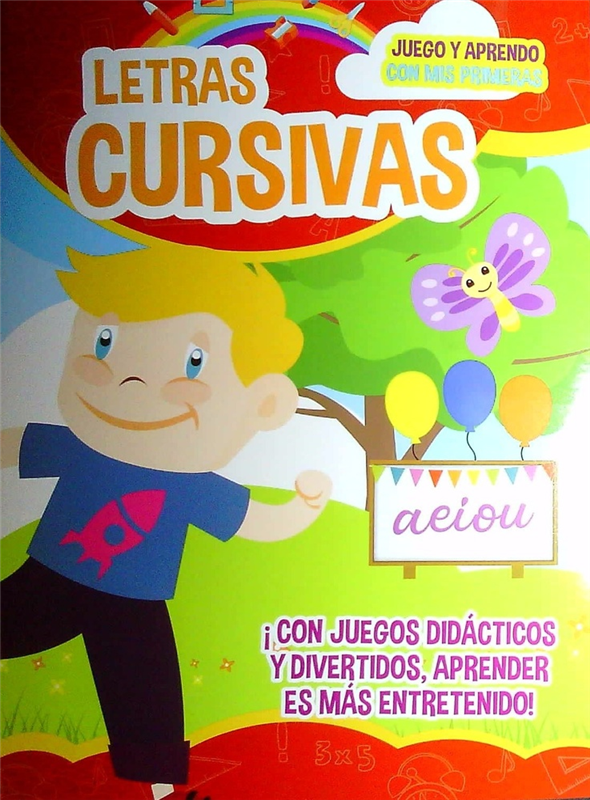 Papel JUEGO Y APRENDO CON MIS PRIMERAS LETRAS CURSIVAS