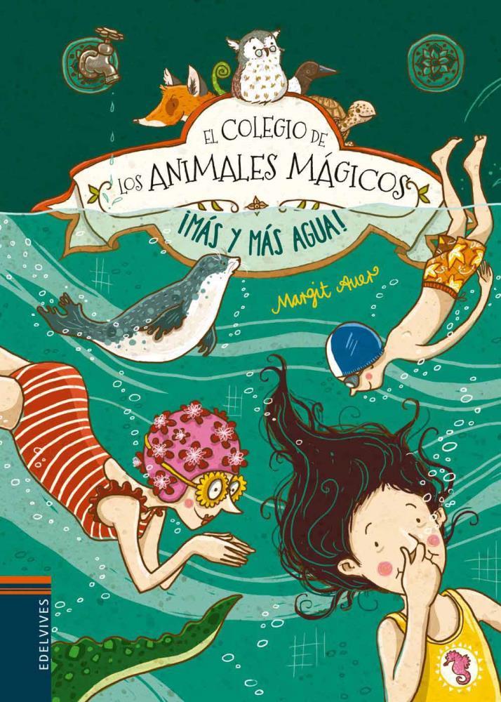 Papel Mas Y Mas Agua Colegio De Los Animales Magicos