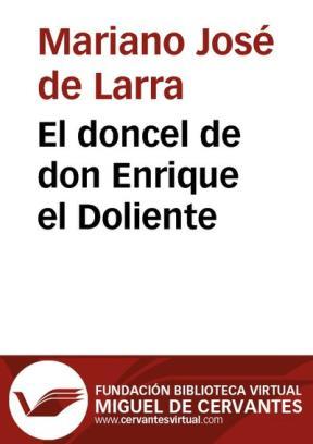 E-book El Doncel De Don Enrique El Doliente