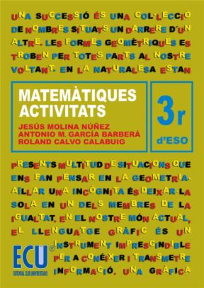 E-book Matemàtiques. 3Er Eso. Activitats